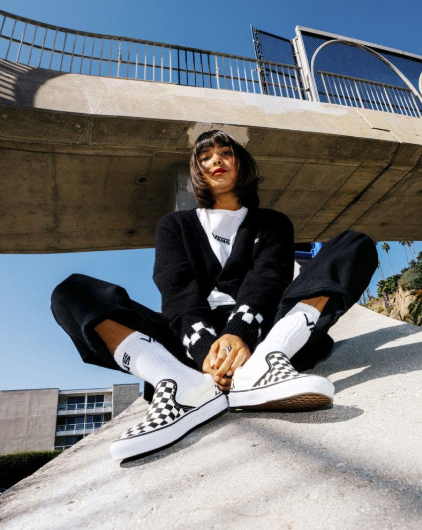 Checkerboard vans nz clearance
