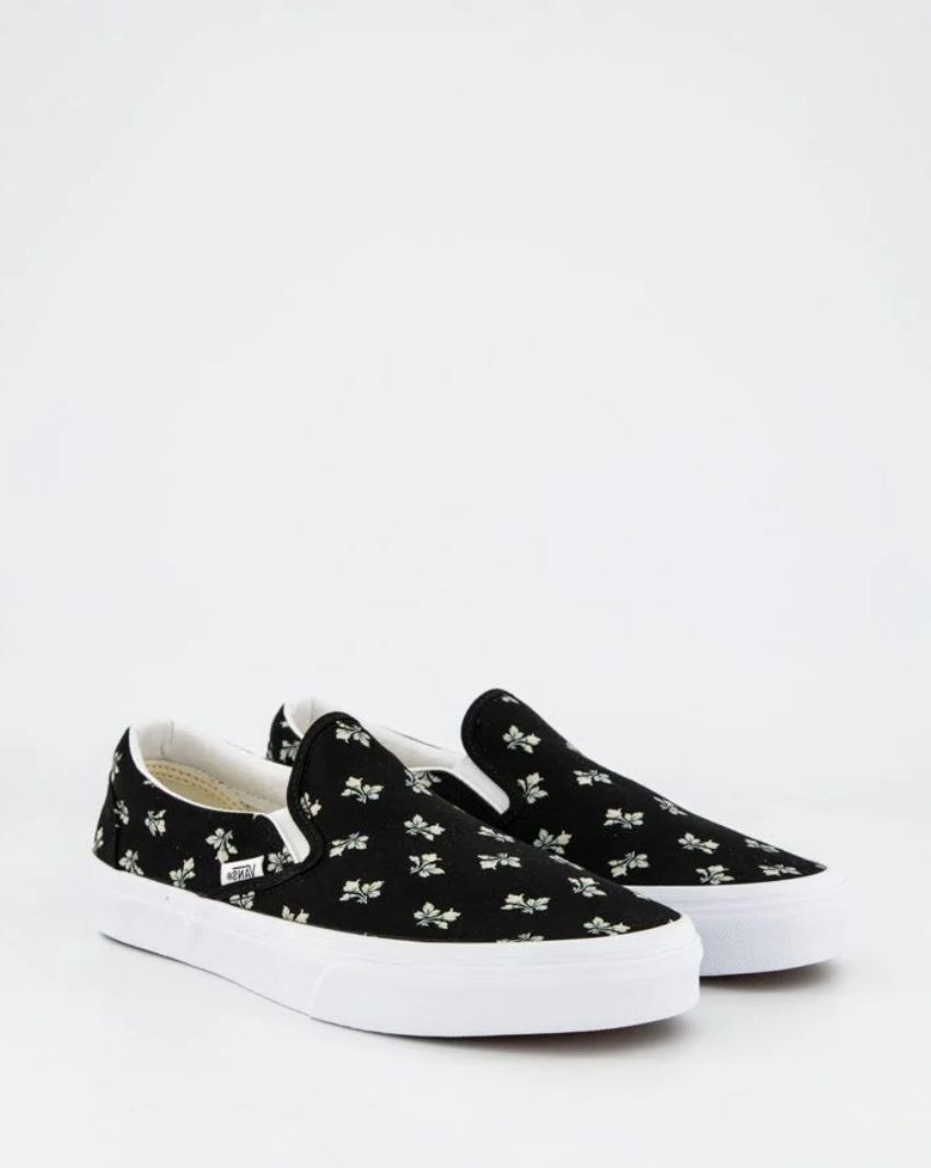 Embroidered vans slip ons online