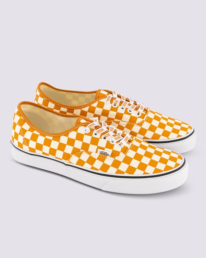 Vans yellow gingham on sale