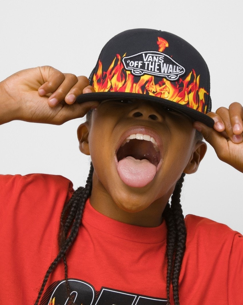 Boys Classic Patch Trucker Cap Vans